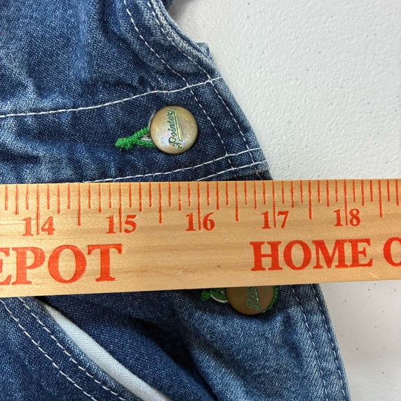 Pointer Brand Vintage USA Carpenter Cargo Denim Overalls Bibs Men’s 34 x 32 - Picture 10 of 11